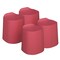 Regency Regency Dott Plastic Stackable Stools (Set of 4)- Red Raspberry 1200RR4PK - alternate 1